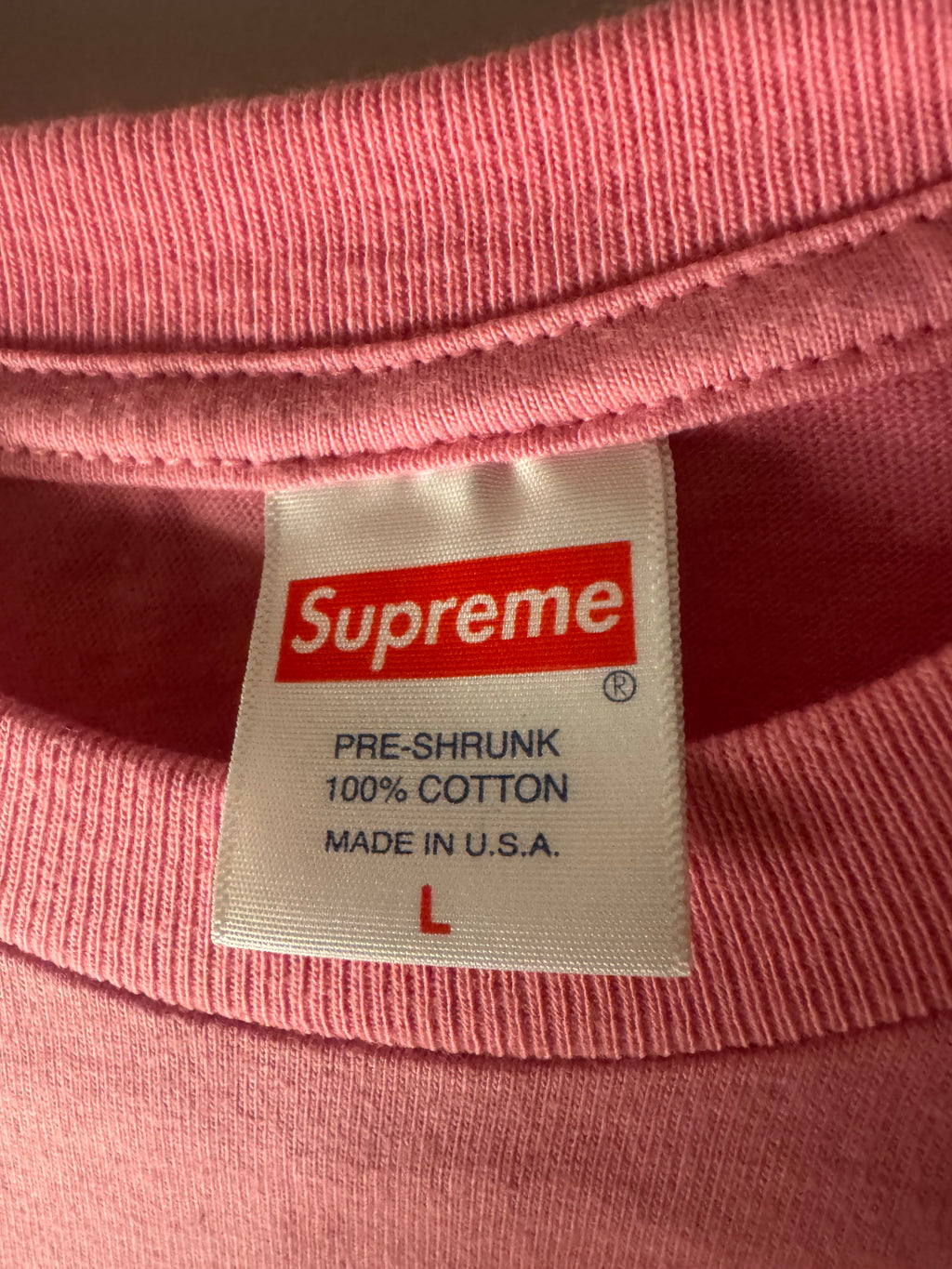 Supreme Congo Blue T Shirt (Pink) FW21 Size Large