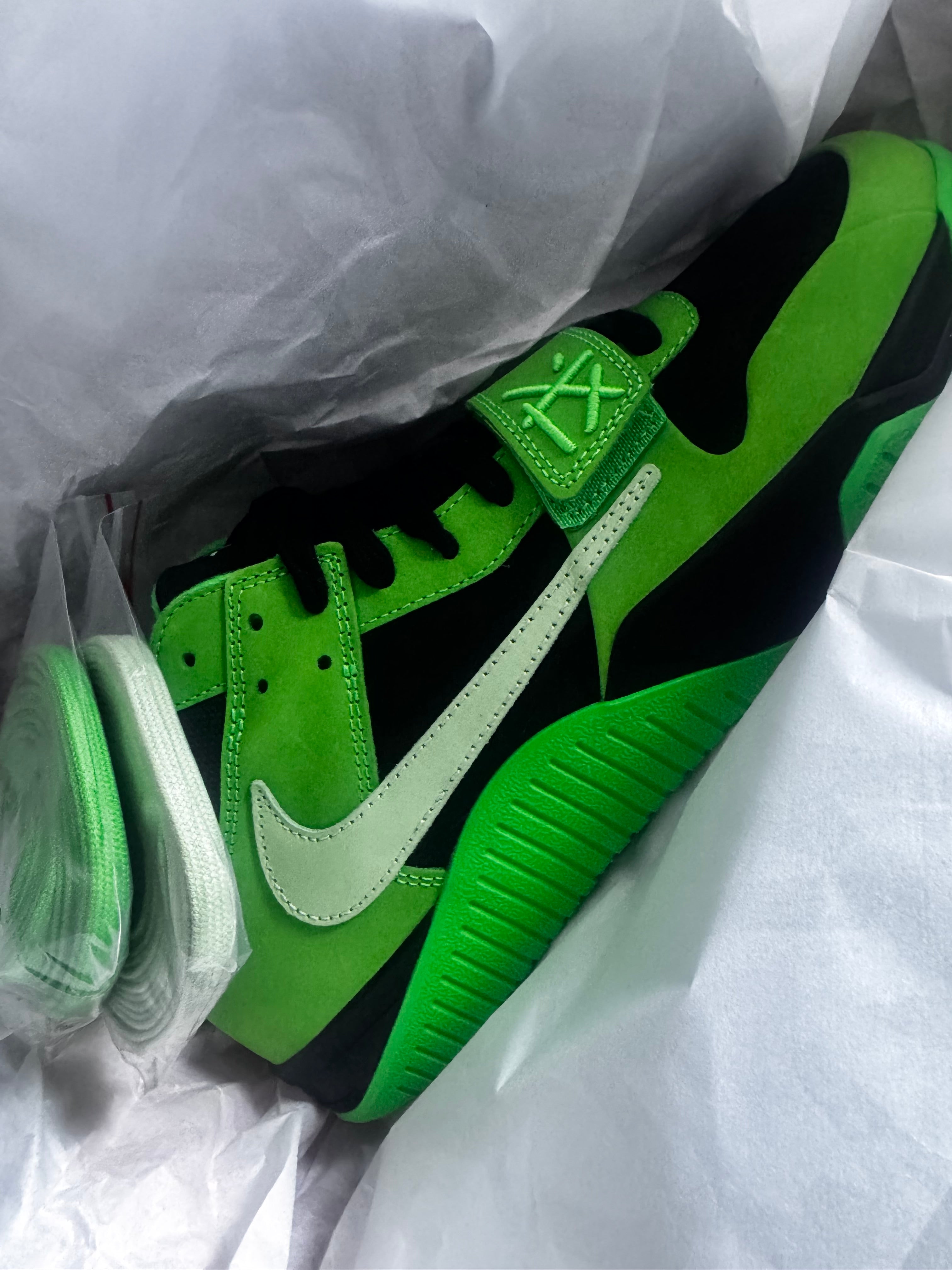 Travis Scott Jordan CJ1 T Rexx Green Spark Size 12 Deadstock