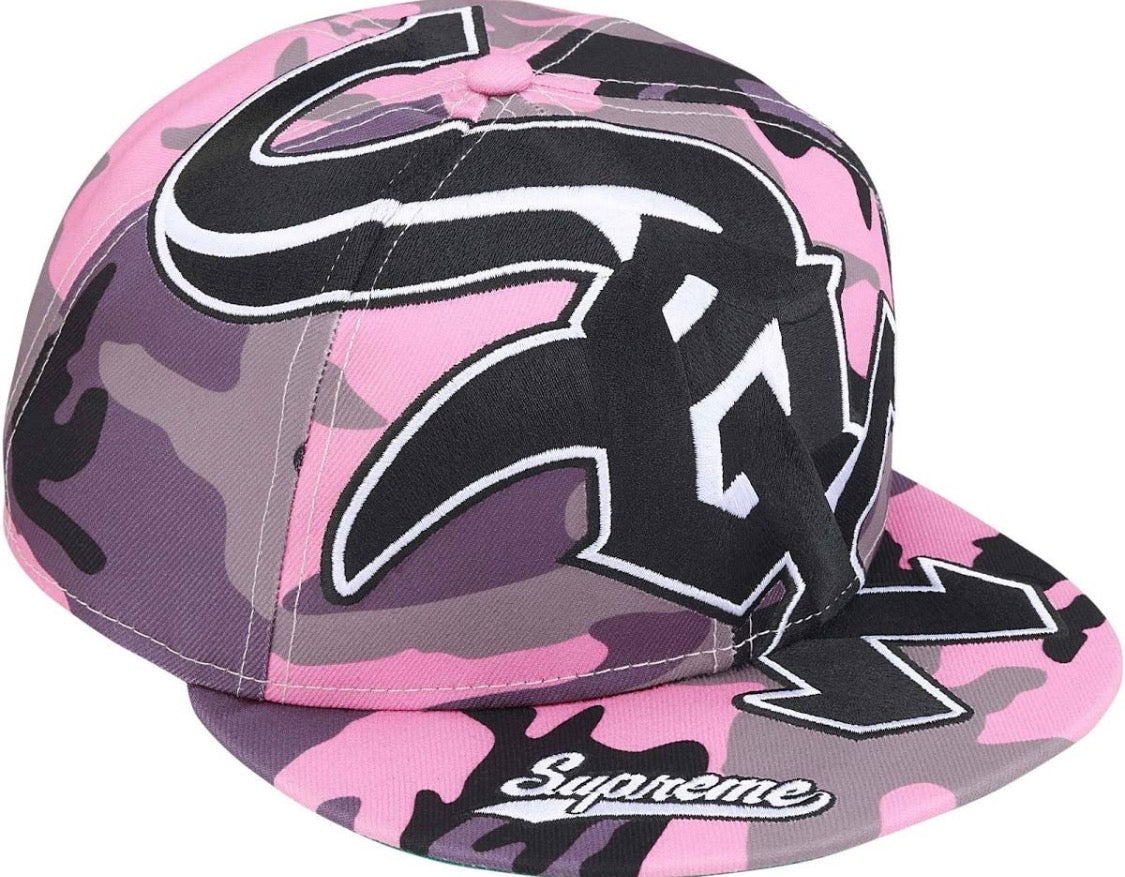 Supreme Chicago White Sox New Era Snapback Pink FW25