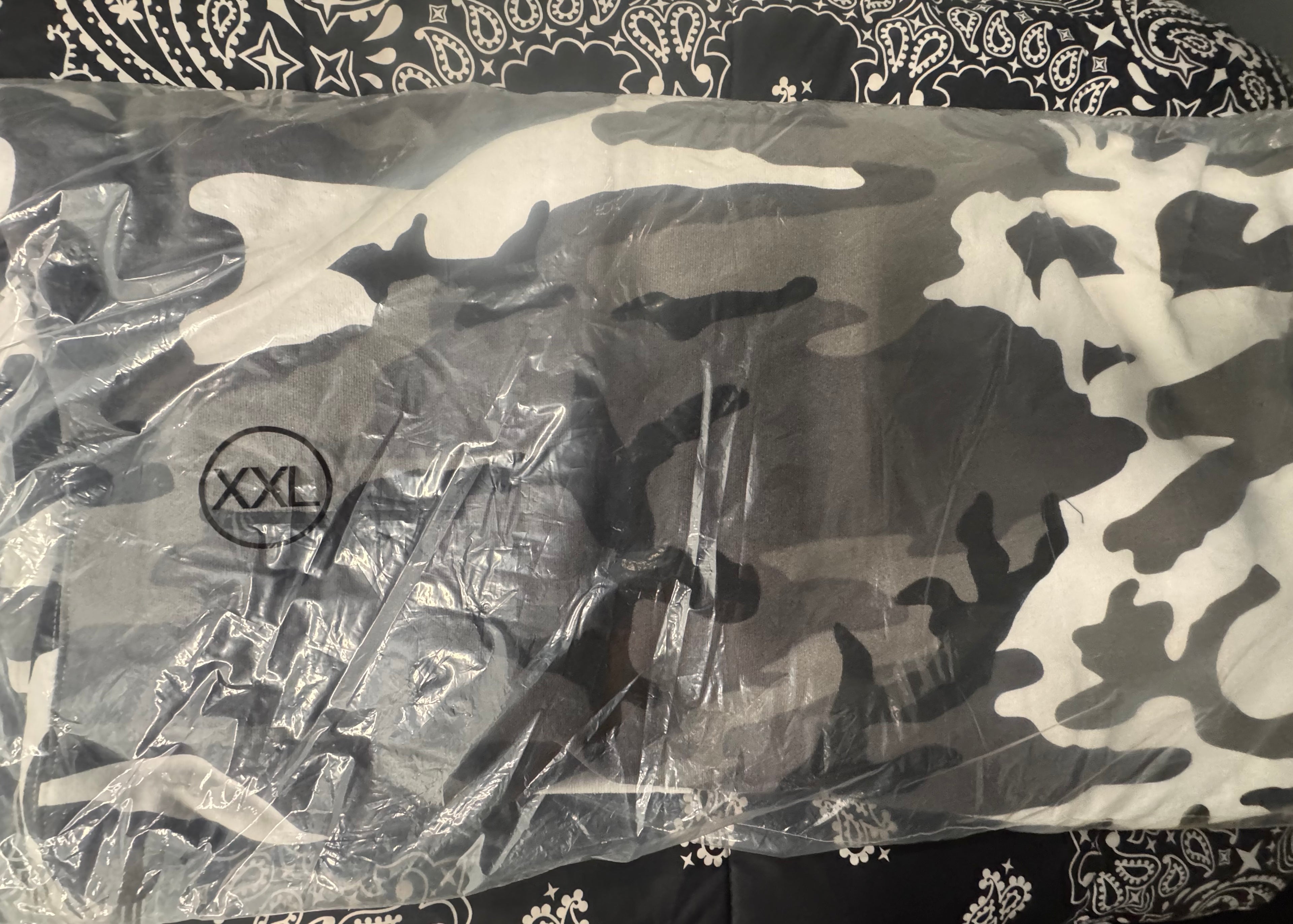 Supreme Arc SS25 Camo Full Zip Hooded Sweatshirt XXL