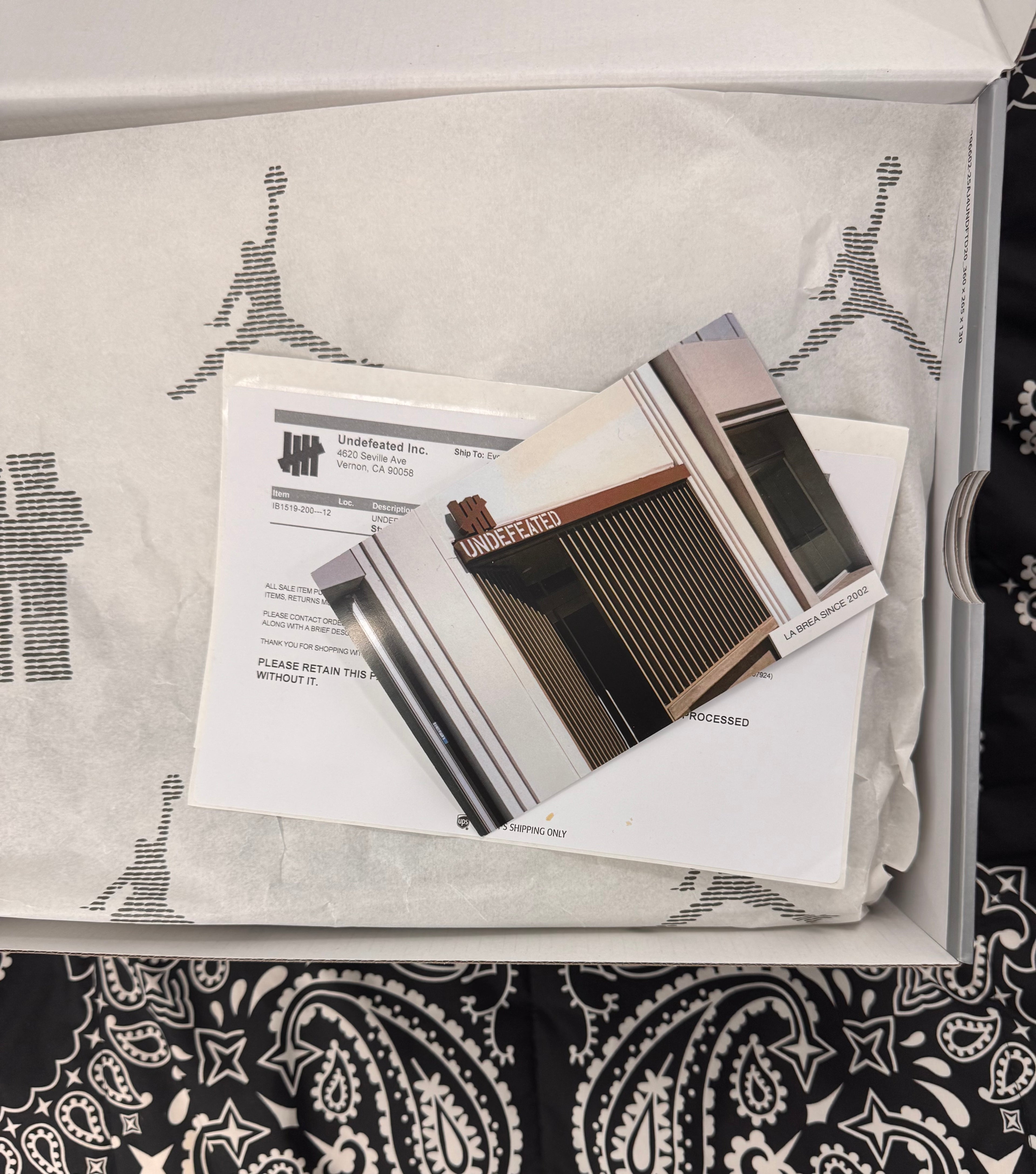 Undefeated x Air Jordan 4 Retro OG SP 2025 Deadstock