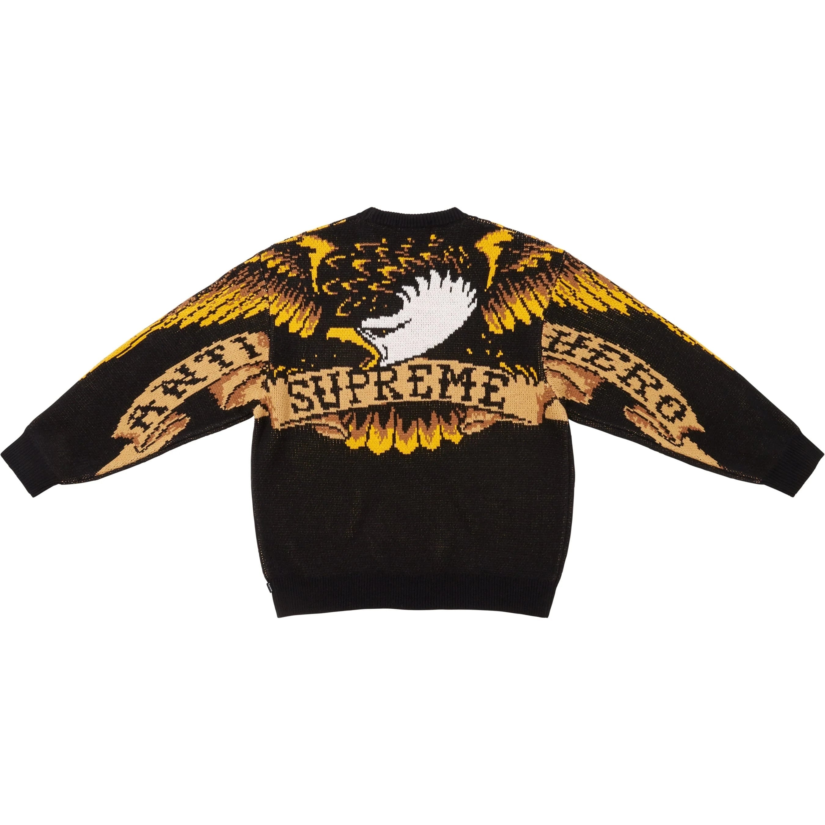 Supreme x ANTIHERO Sweater FW25 Black Size XXL