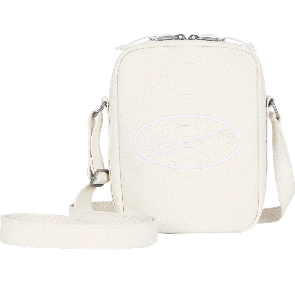 Nike x Supreme Snakeskin Shoulder Bag SS25 White