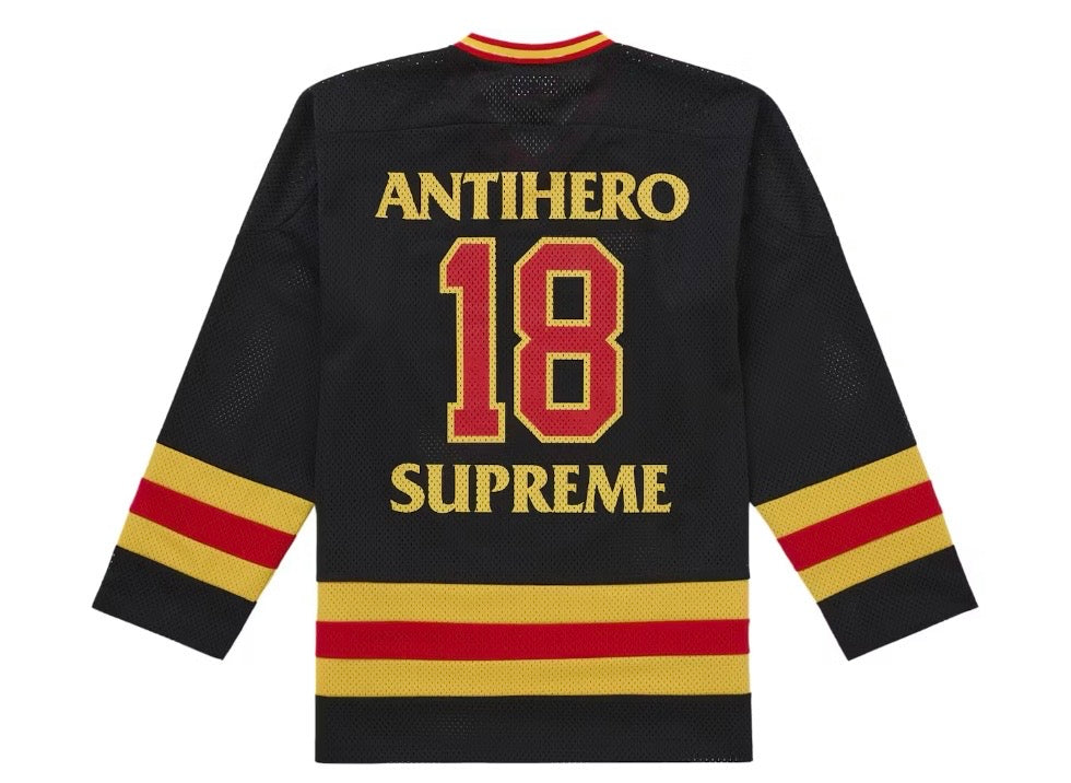 Supreme x ANTIHERO x Ozzy Osbourne Hockey Jersey (Black) FW25 XXL