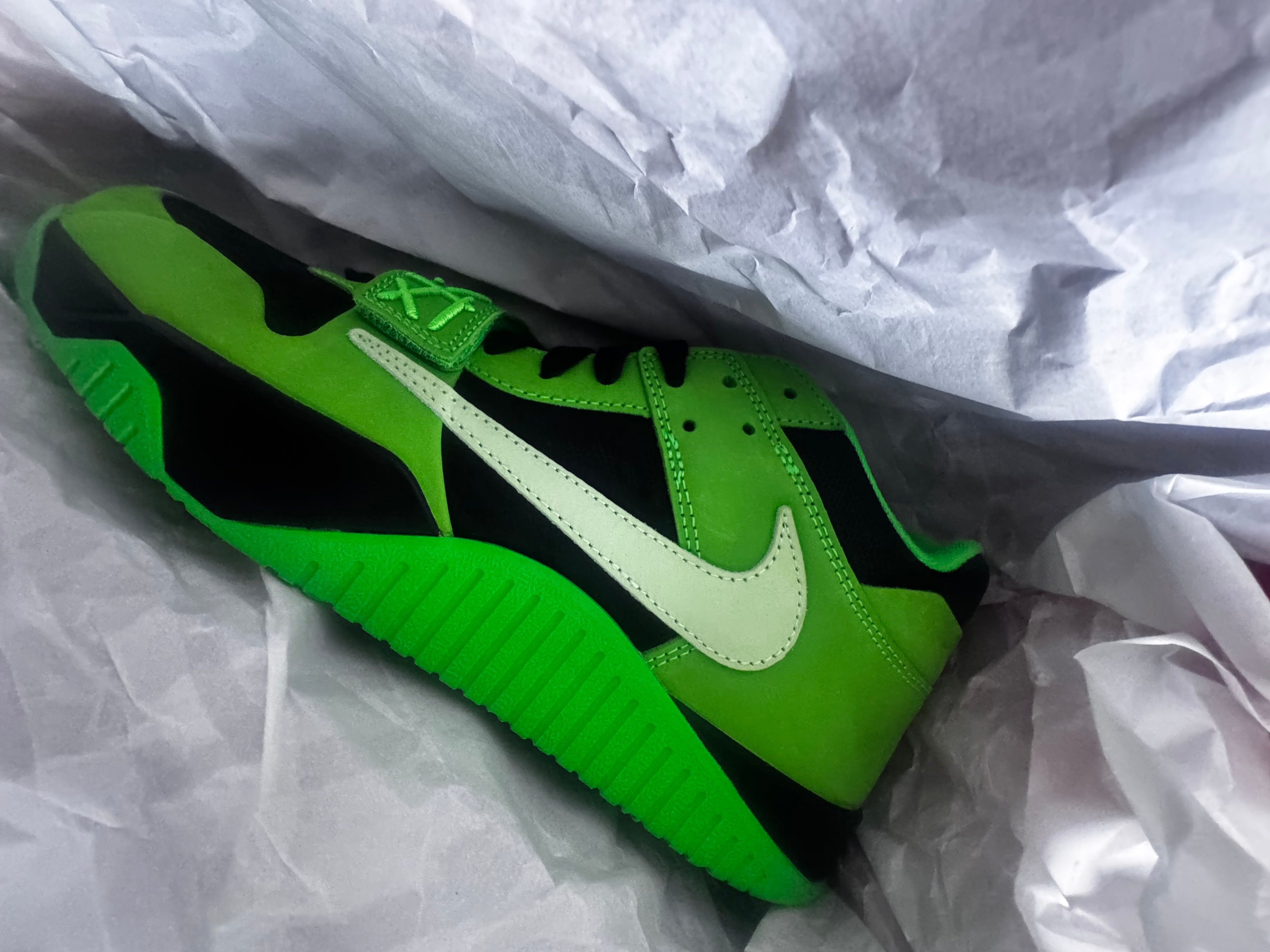 Travis Scott Jordan CJ1 T Rexx Green Spark Size 12 Deadstock