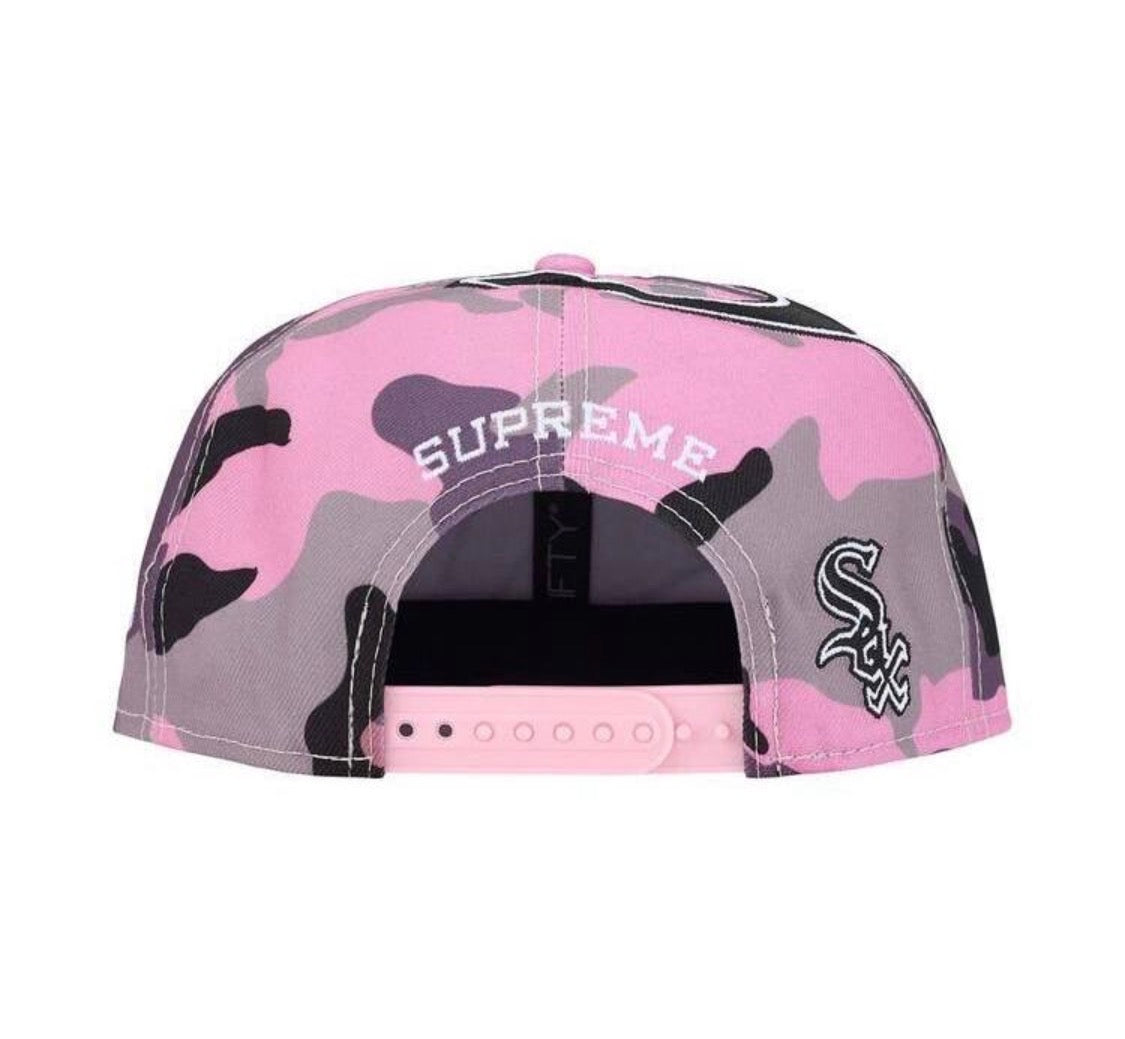 Supreme Chicago White Sox New Era Snapback Pink FW25