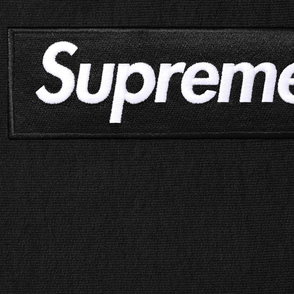 Supreme Box Logo Hooded Sweatshirt FW25 Black Size Large