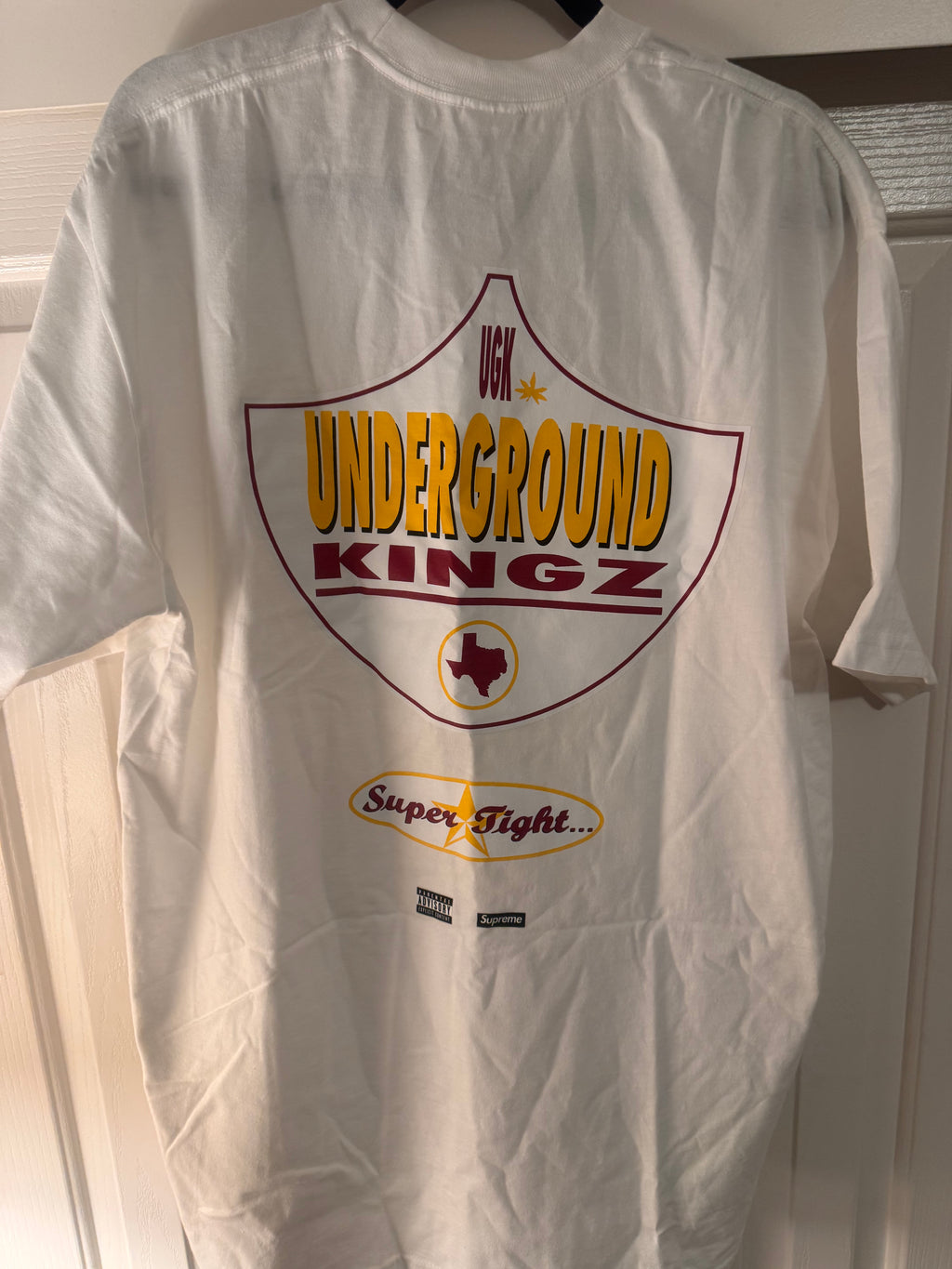 Supreme UGK Super Tight T Shirt White Size XL SS24