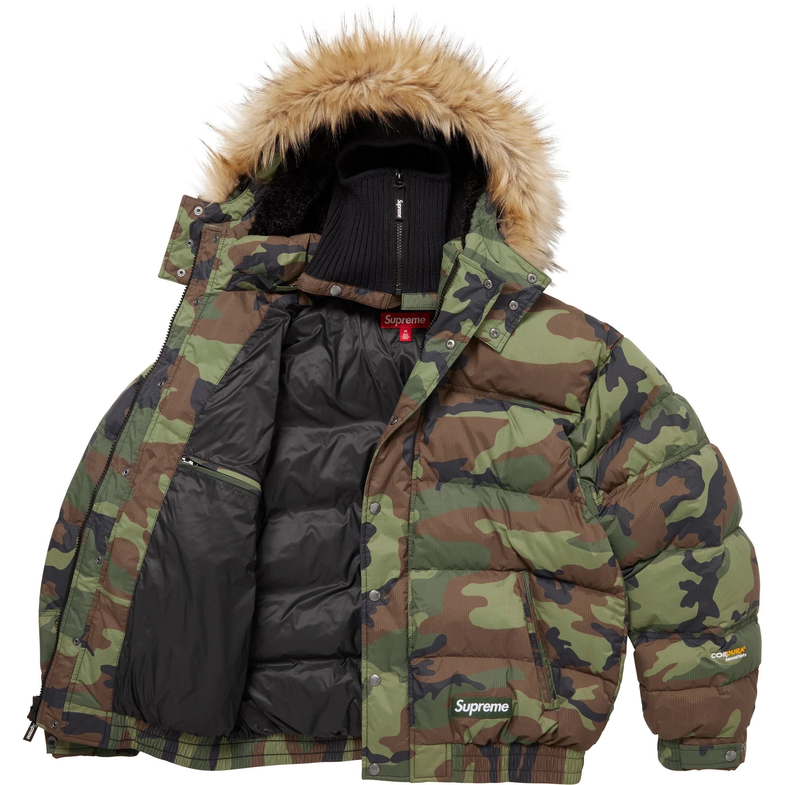 Supreme 700 Fill Down Puffer Jacket Woodland Camo FW25 XXL