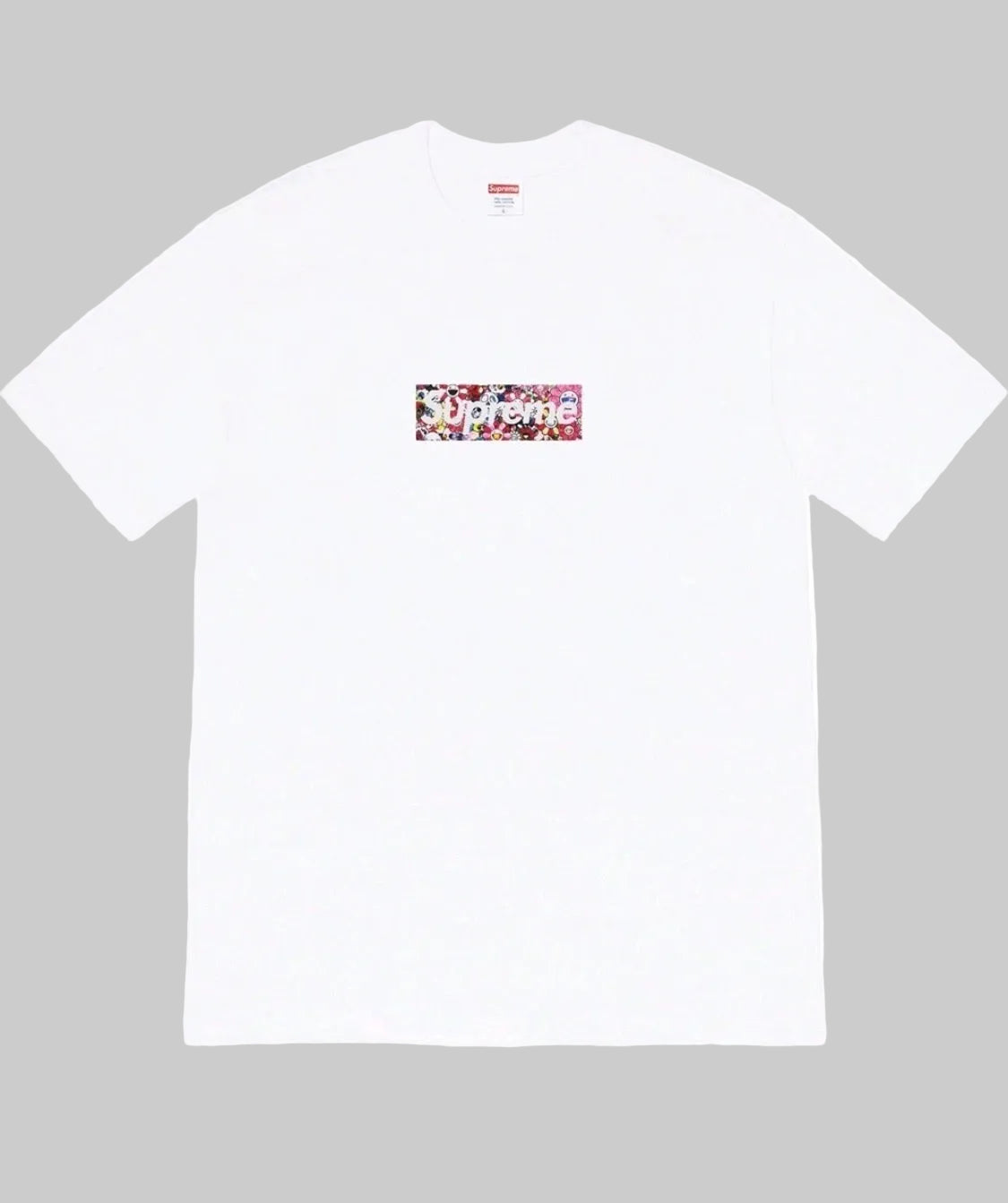 Supreme Takashi Murakami COVID 19 Relief Box Logo T Shirt White Large