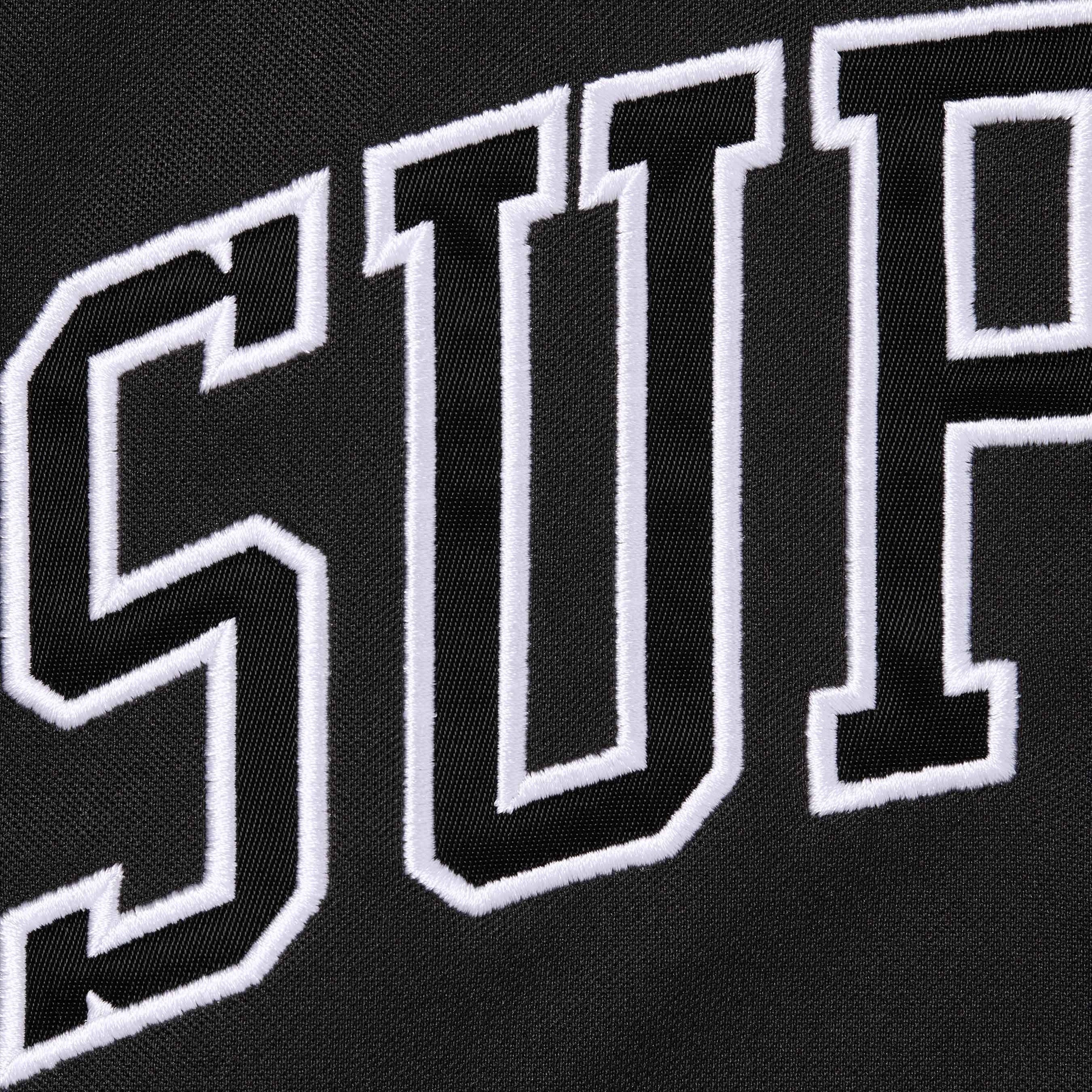 Supreme Chicago White Sox Hooded Baseball Jersey Black FW25 Size XL