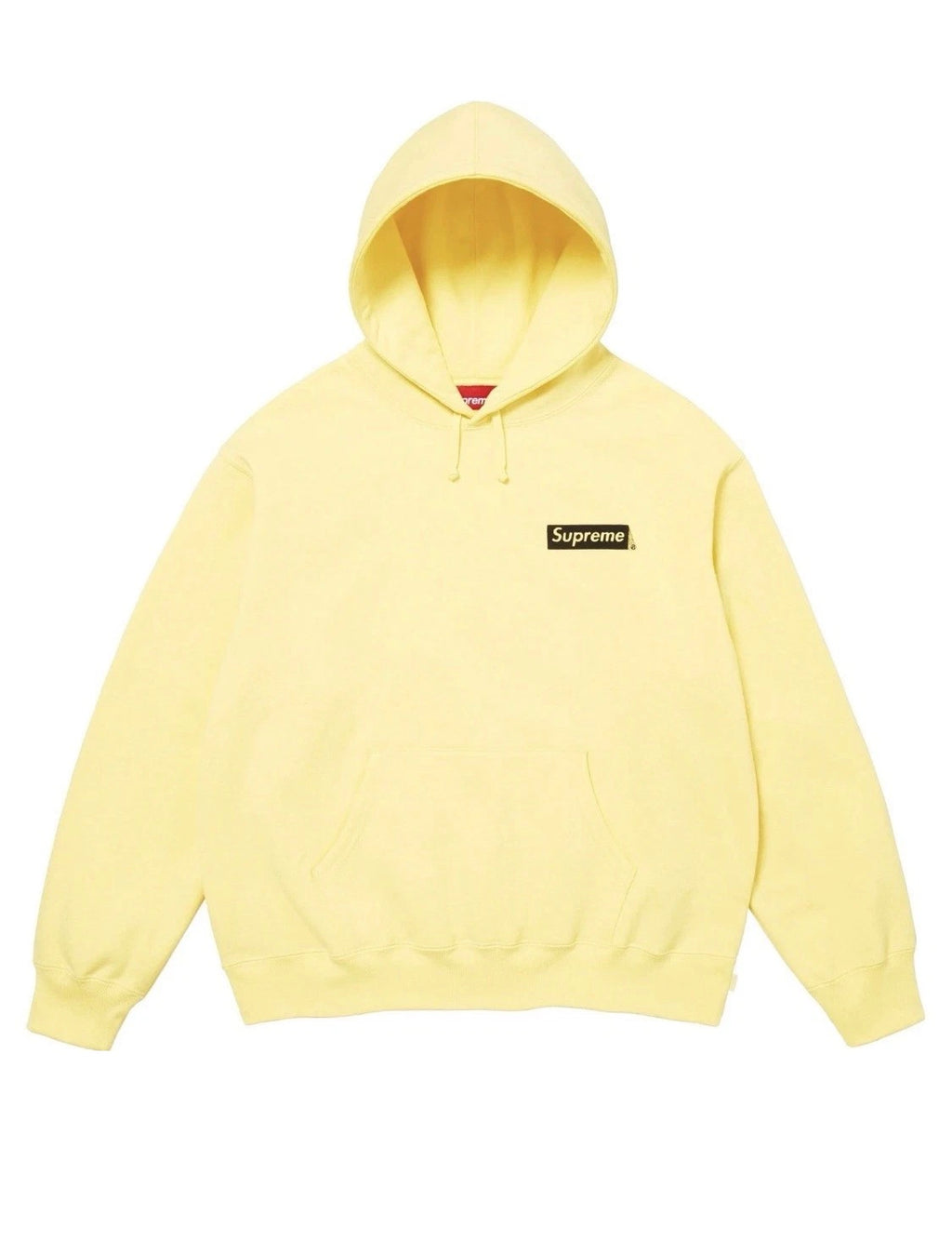 Supreme President Hooded Sweatshirt FW25 Light Yellow | Size XL