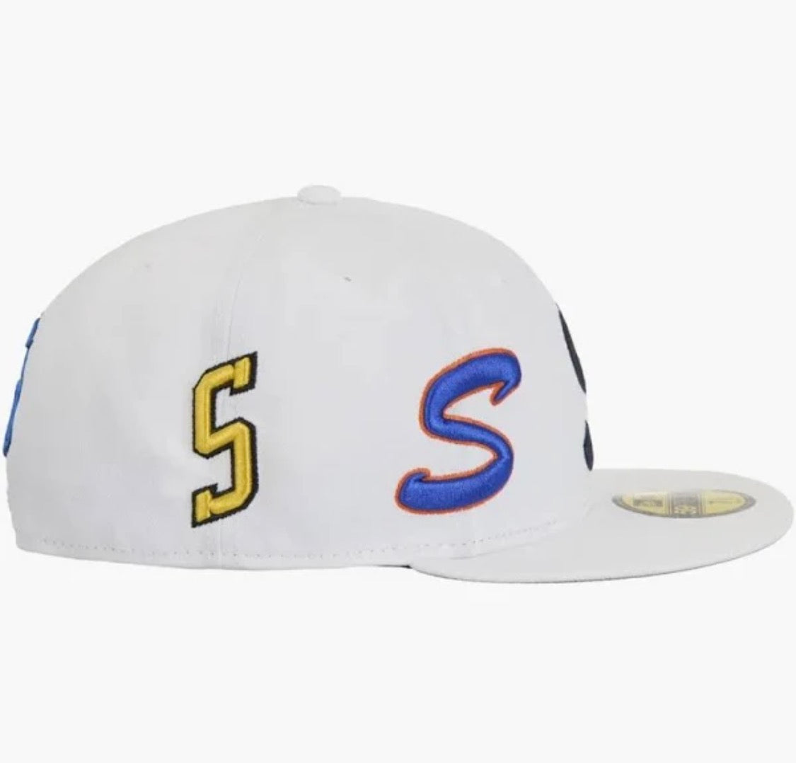 Supreme Multi S Logo New Era® 59FIFTY Fitted Hat White SS25 Size 7 1/8