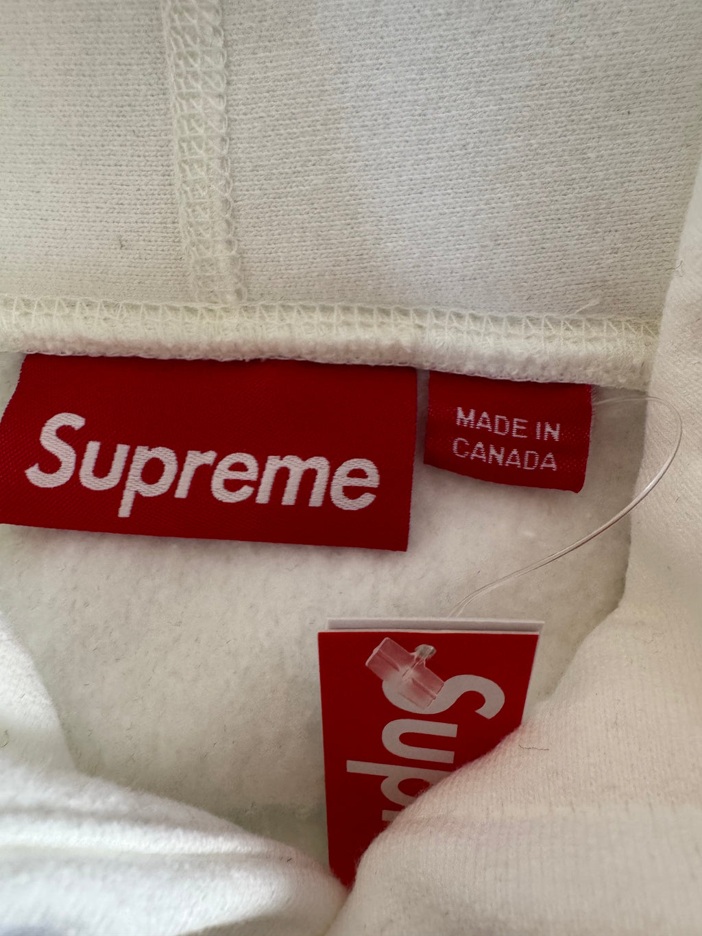 Supreme Box Logo Hooded Sweatshirt FW25 (White) (2) in size XL (2) in size XXL