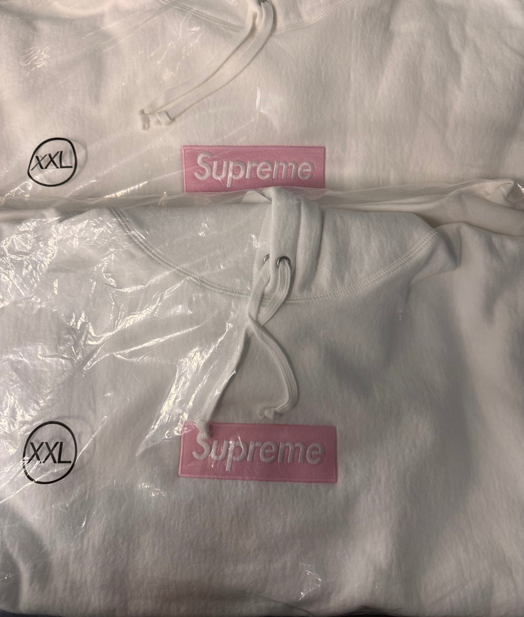 Supreme Box Logo Hooded Sweatshirt FW25 (White) XL/XXL