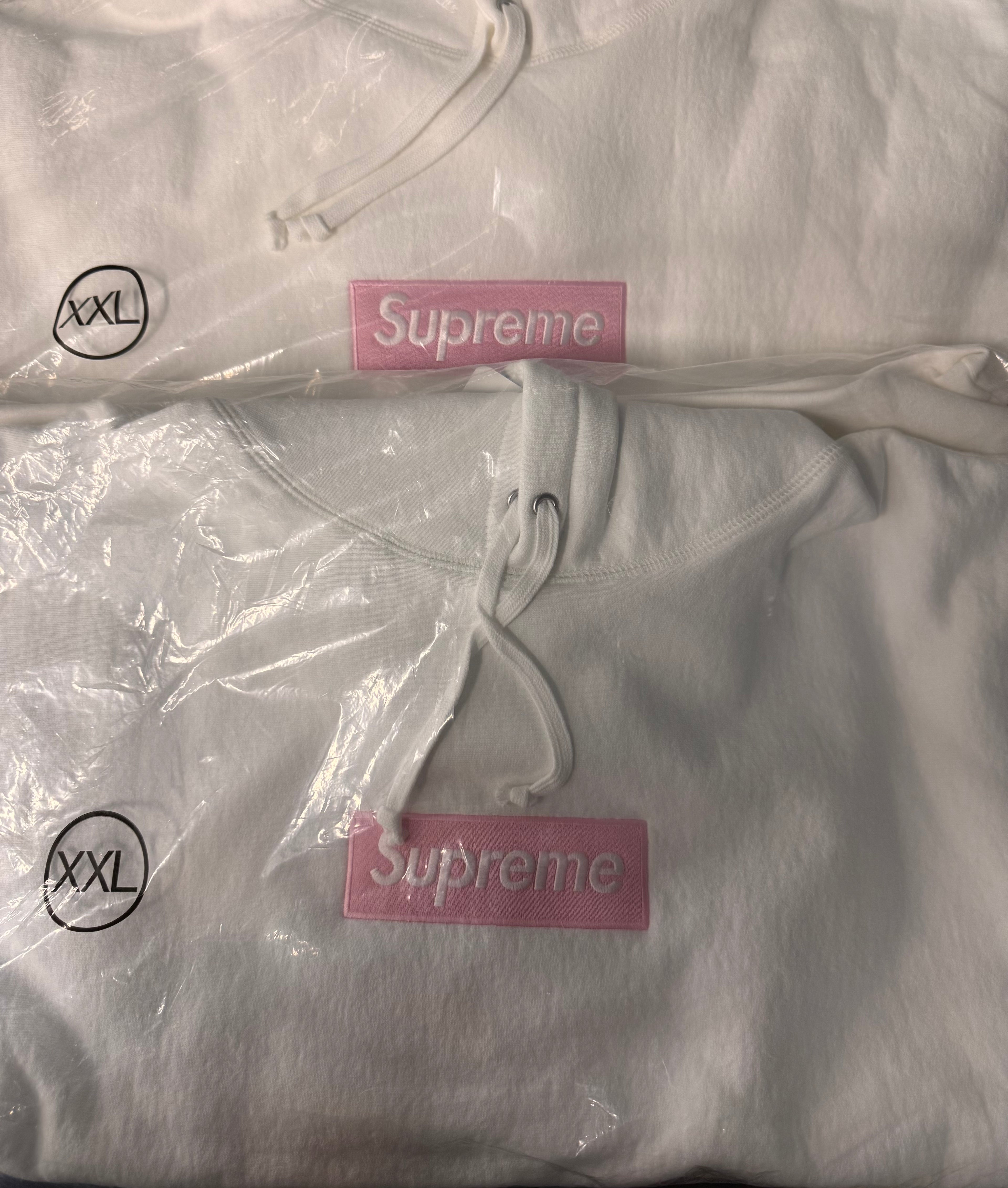 Supreme Box Logo Hooded Sweatshirt FW25 (White) XL/XXL