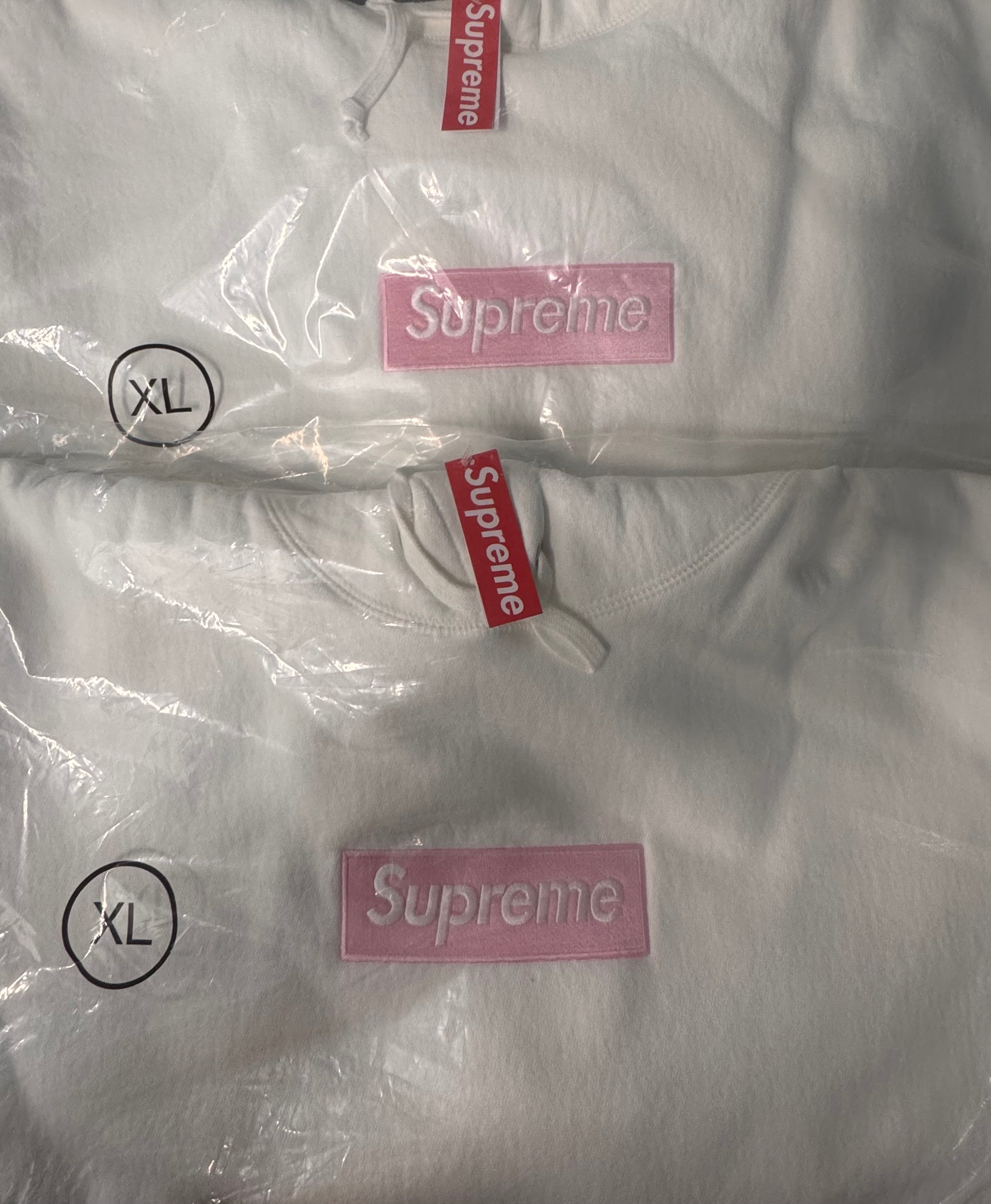 Supreme Box Logo Hooded Sweatshirt FW25 (White) XL/XXL