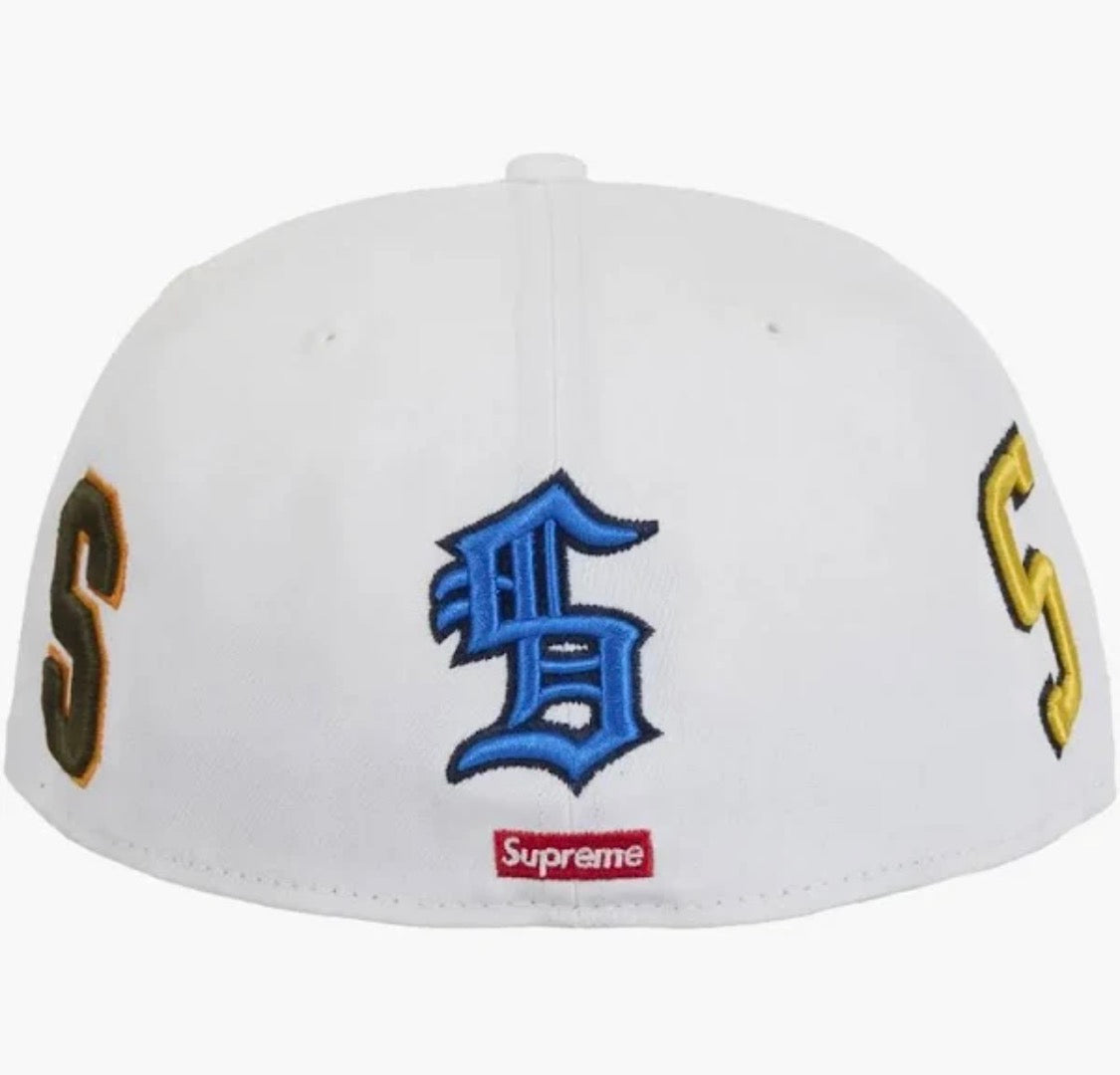 Supreme Multi S Logo New Era® 59FIFTY Fitted Hat White SS25 Size 7 1/8