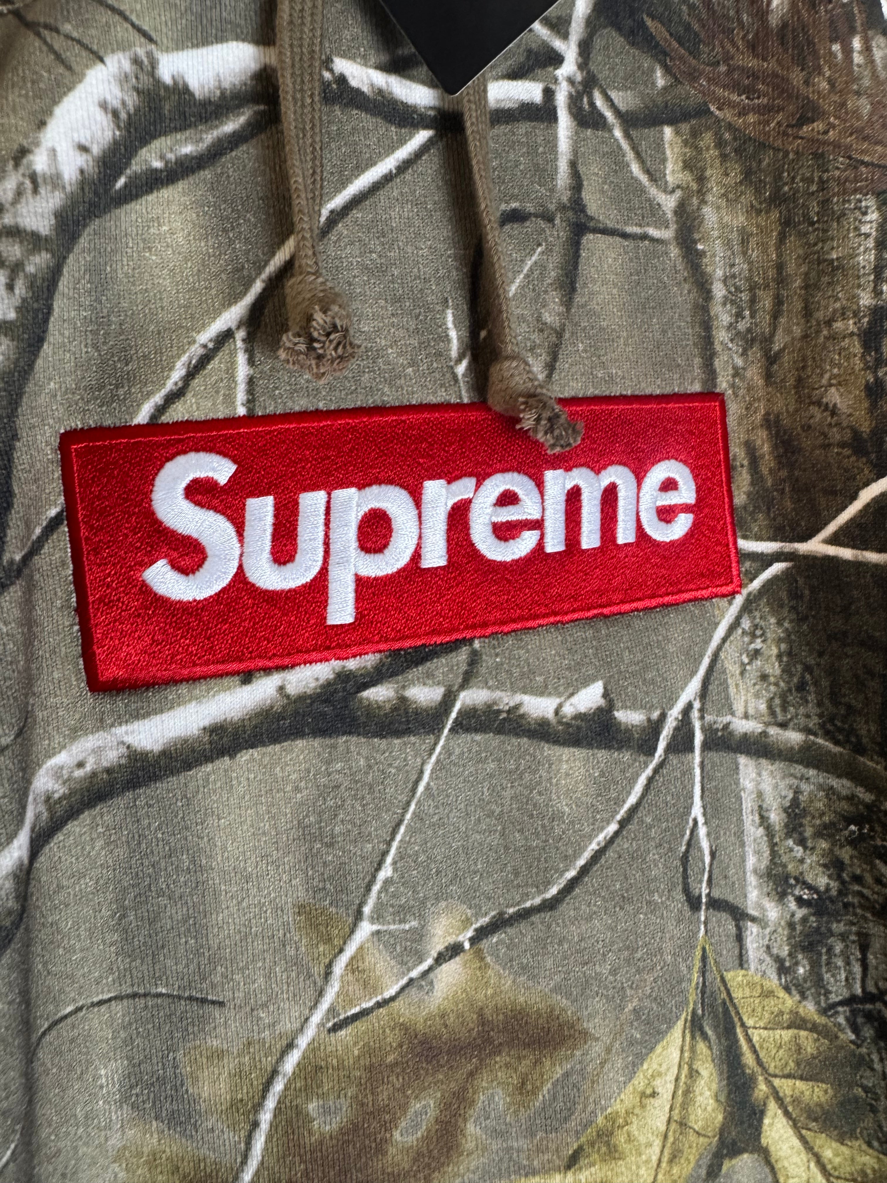 Supreme Box Logo Hooded Sweatshirt Real Tree Camo Size XXL FW25