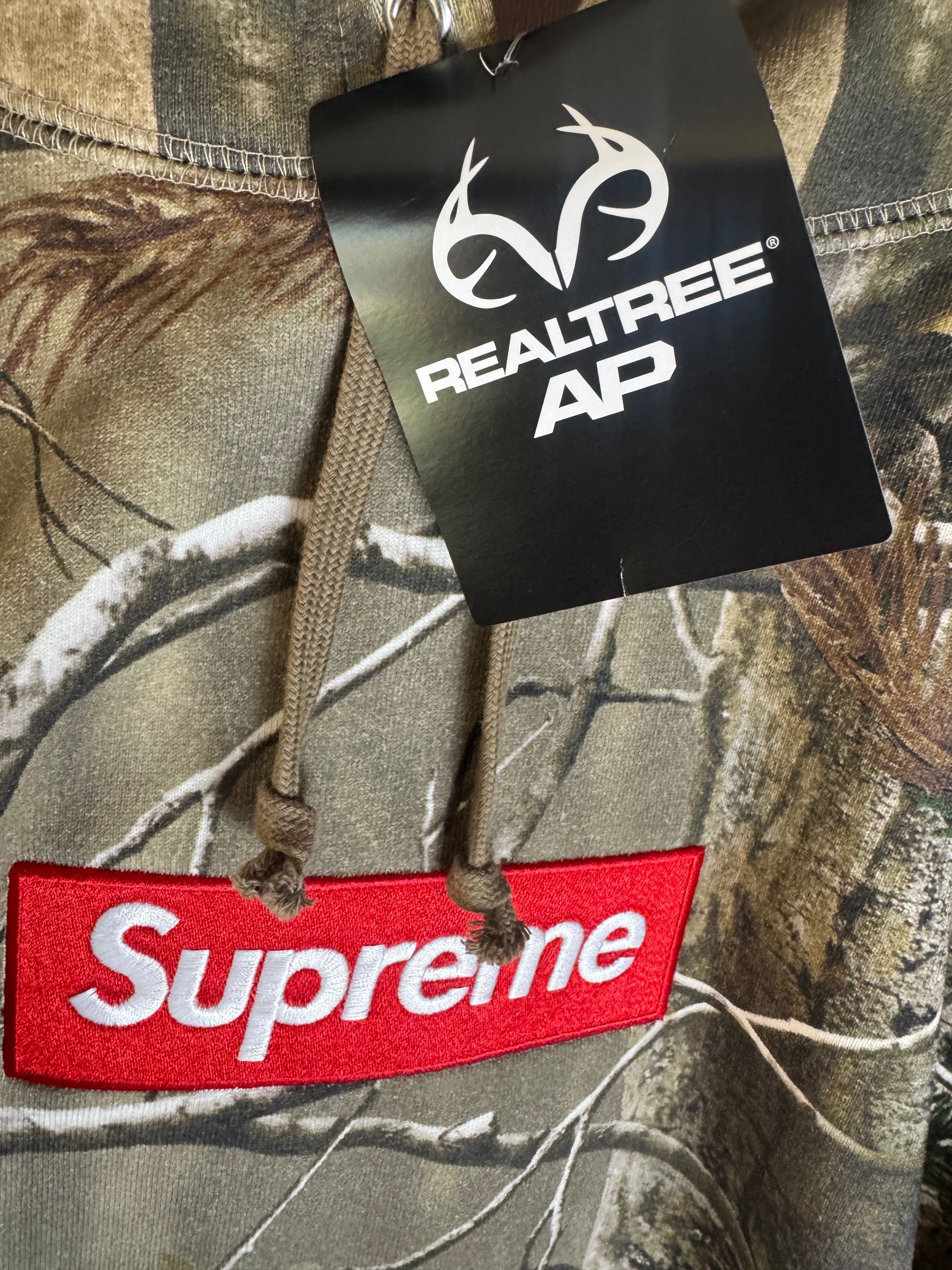 Supreme Box Logo Hooded Sweatshirt Real Tree Camo Size XXL FW25