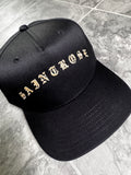Saint Rose Gothic Embroidered Baseball Cap Black Curved Brim Vaulthq