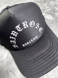 Saint Rose Gothic Embroidered Trucker Hat Black Snapback Vaulthq Exclusive