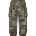 Supreme®/True Religion® Patchwork Cargo Jean Olive Camo FW25 Size 38