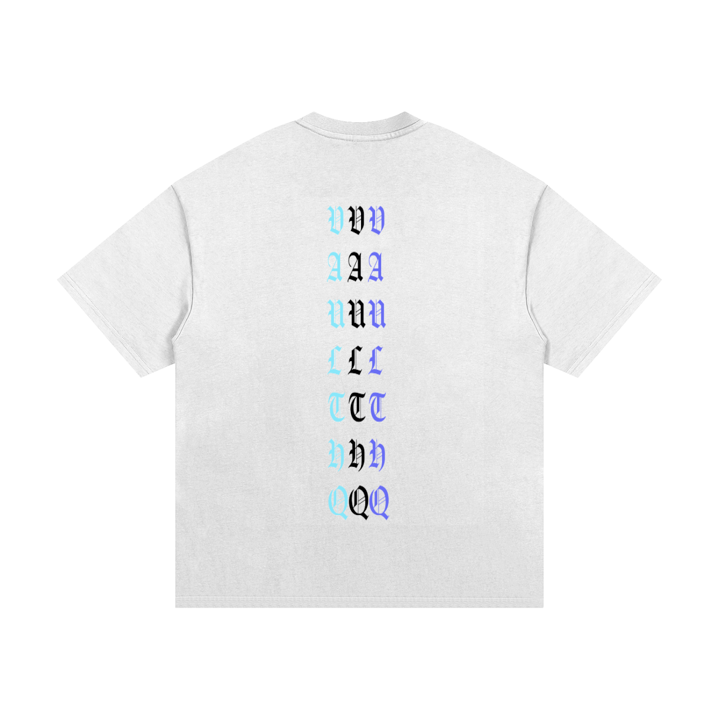 VHQLV Drop II Heavyweight Graphic T-Shirt White 330 GSM Premium Cotton